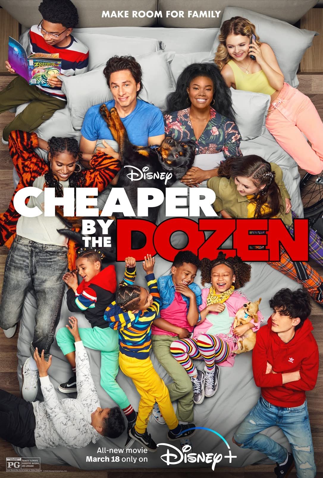 Cheaper by the Dozen (2022) Telugu [Voice Over] Dubbed WEBRip download full movie